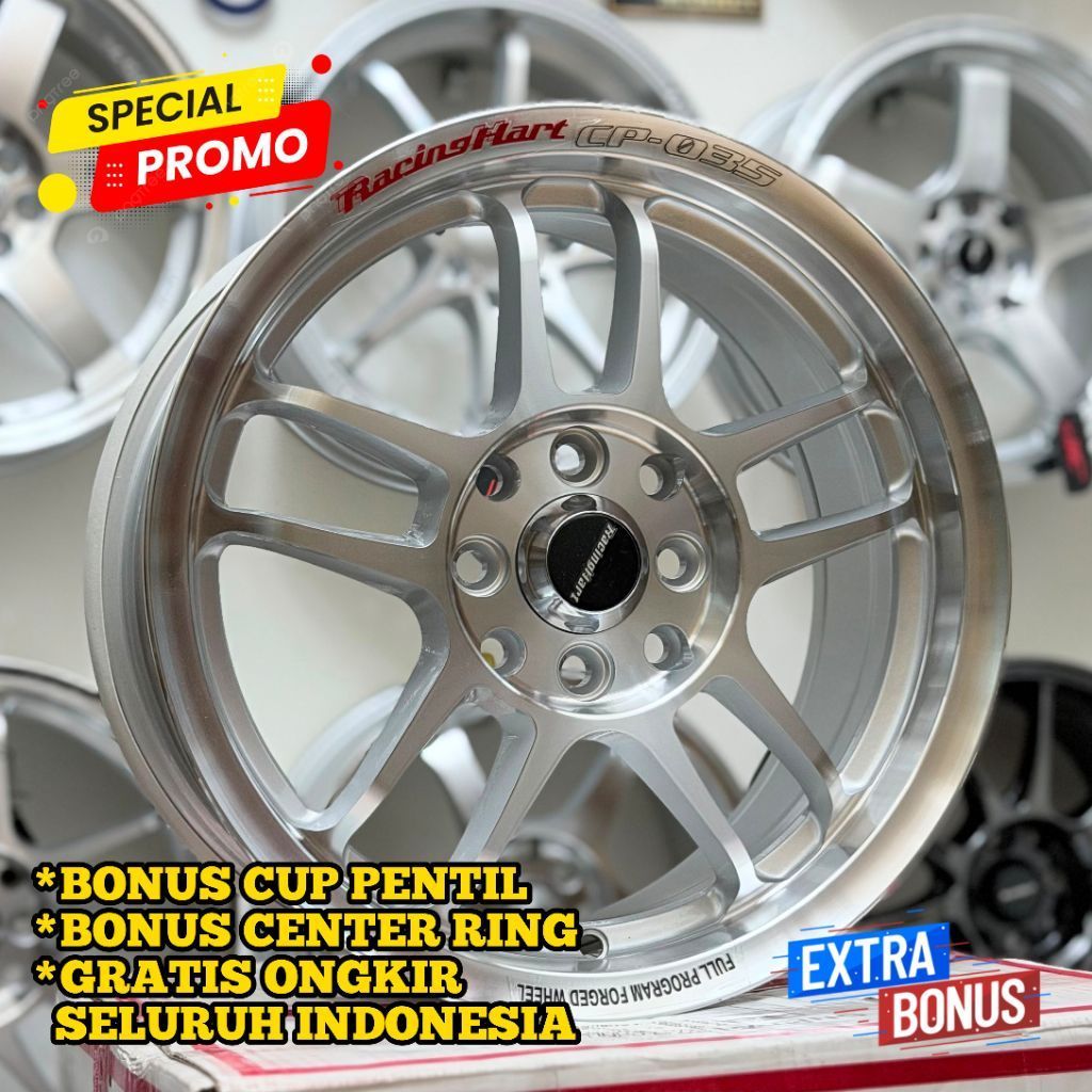 (Special promo) velg mobil Racing HART cp035 R15 (baru)