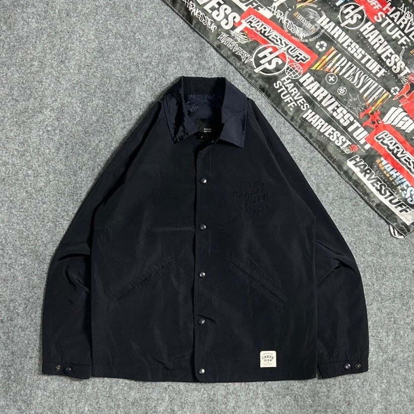 COACH JACKET DESIGN UNITED BLACK ON BLCK HRVS