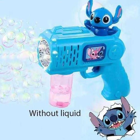 Porous bubble machine electric mainan bubble gun hello kitty bubble gun toy machine rocket launcher 