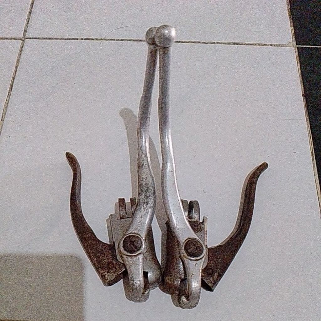 Handel rem sepeda balap jadul ukuran mini, keci