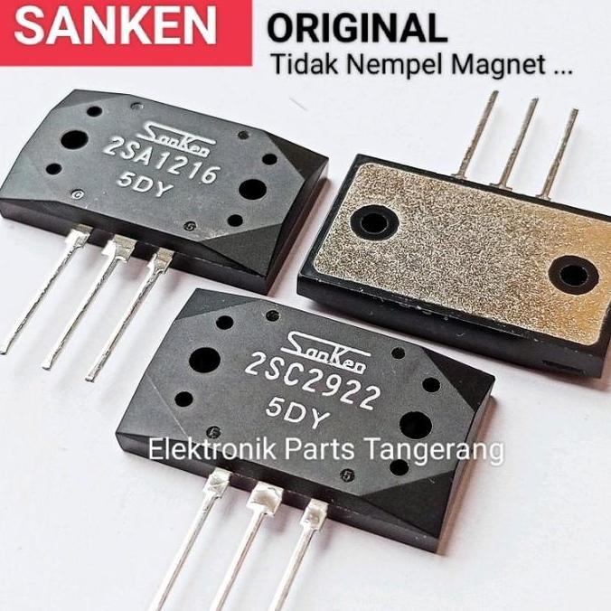 TRANSISTOR SANKEN 2SA1216 2SC2922 (SEPASANG) TRANSISTOR SANKEN 2SC2922 TRANSISTOR 2SA1216 TRANSISTOR
