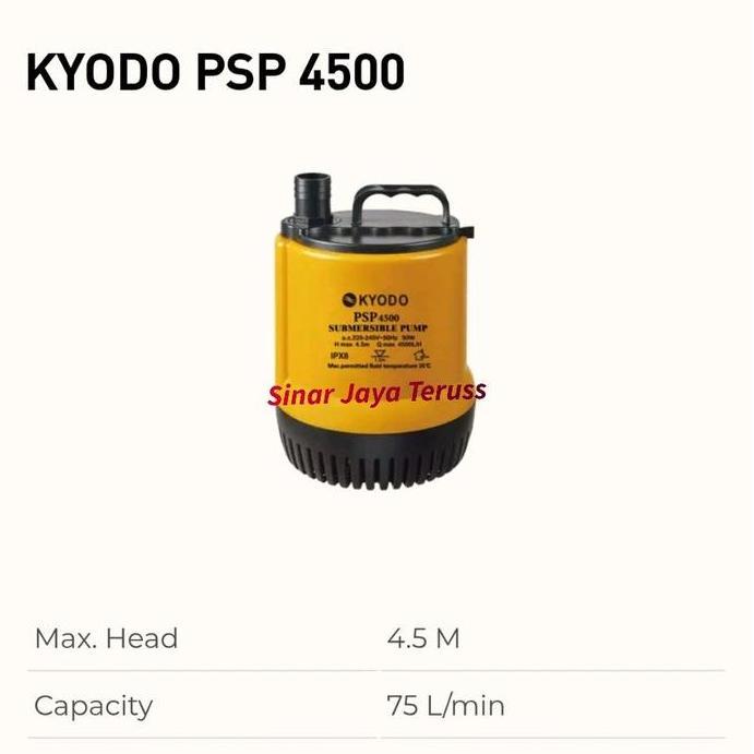 POMPA CELUP KYODO PSP 4500 # POMPA KOLAM IKAN KYODO BEST QUALITY