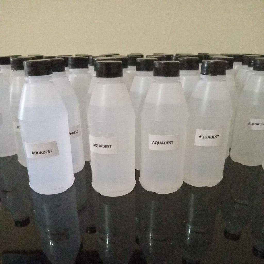 Aquadest 100ml/Cairan Aquadest/Air Distilasi/Destilling Water/Aquadest P3k 100ml
