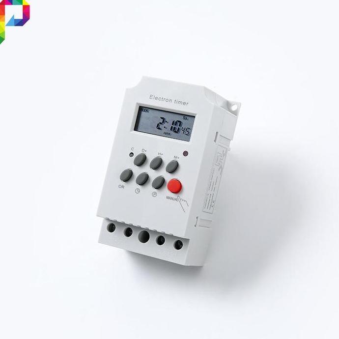 RILEY PENGATUR WAKTU MCB RELAY TIMER LAMPU JALAN ELEKTRONIK PROGRAMMABLE LISTRIK DIGITAL SWITCH ON O