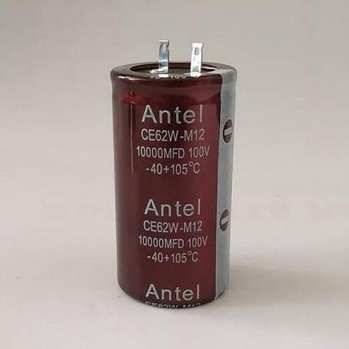 Kapasitor Elco 10,000/100V 10.000/100V Capacitor Capasitor Elko 10.000 Mikro 100 Volt 10000 Micro 10