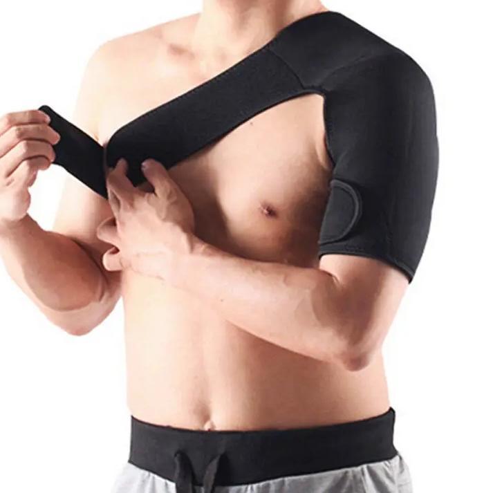 Deker Penyangga Bahu Cedera Tangan Lengan Pelindung Olahraga Voli Gym Protector Shoulder Sport akses