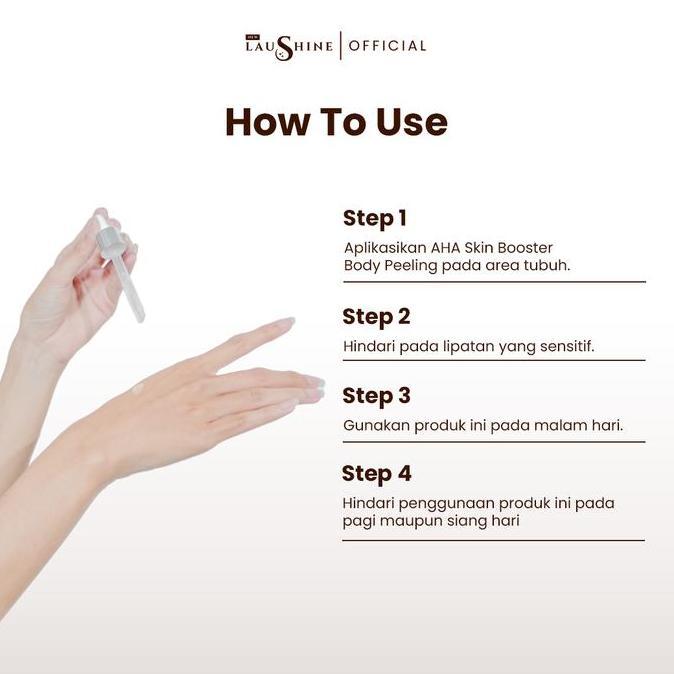 Glow- Laushine - 2 Glow Series - Paket Bundling Body Lotion Jar + Skin Booster Body Peeling - 9D Hya