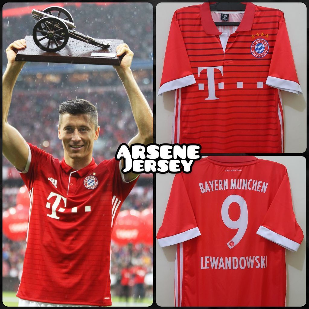 Jersey BAYERN.MUNCHEN Home 2016/17 LEWANDOWSKI AM Sport