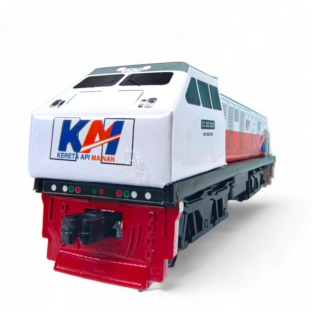 [SH] Mainan Miniatur Kereta Api Lokomotif Plastik CC203