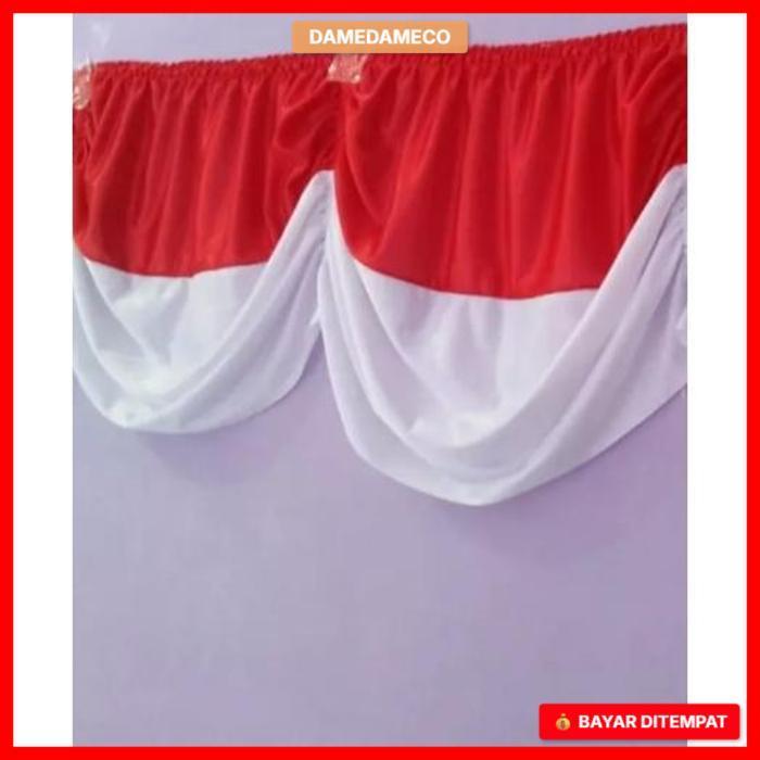 Background Rempel  Karet Merah Putih Background Cantik Gedung Merah Putih Karet