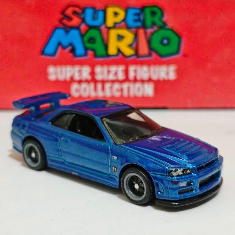 hotwheels nissan skyline r34 fast and furious retro (losse)
