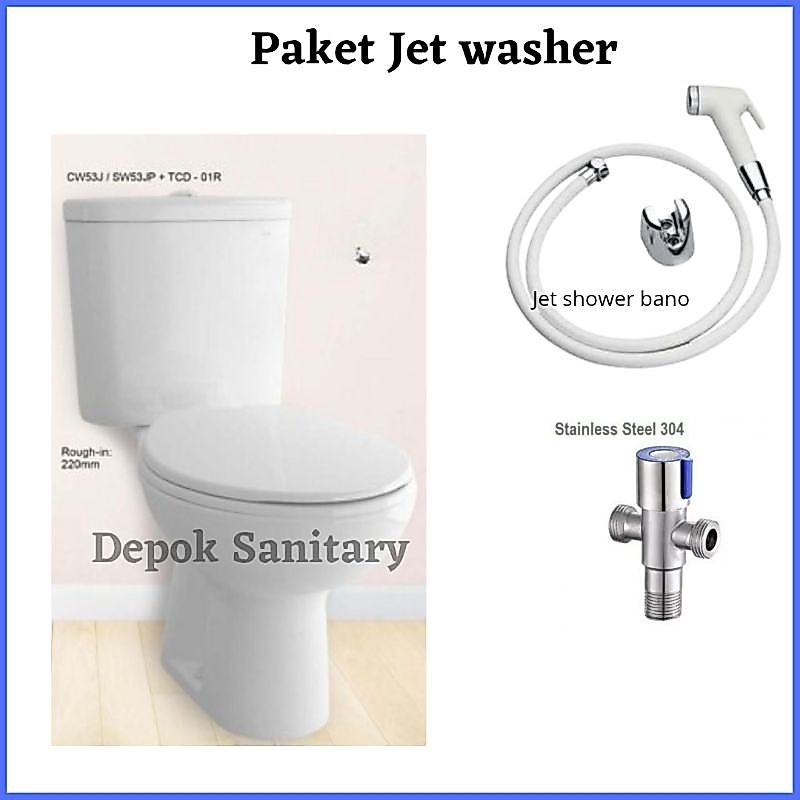 Closet Duduk Toto CW53J Cw 53 J / Kloset Duduk Toto