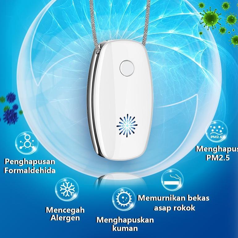 BEST SALE Jamay Air Purifier Personal Ionizer Portable Purifier Kalung Necklace Ion Negatif Personal