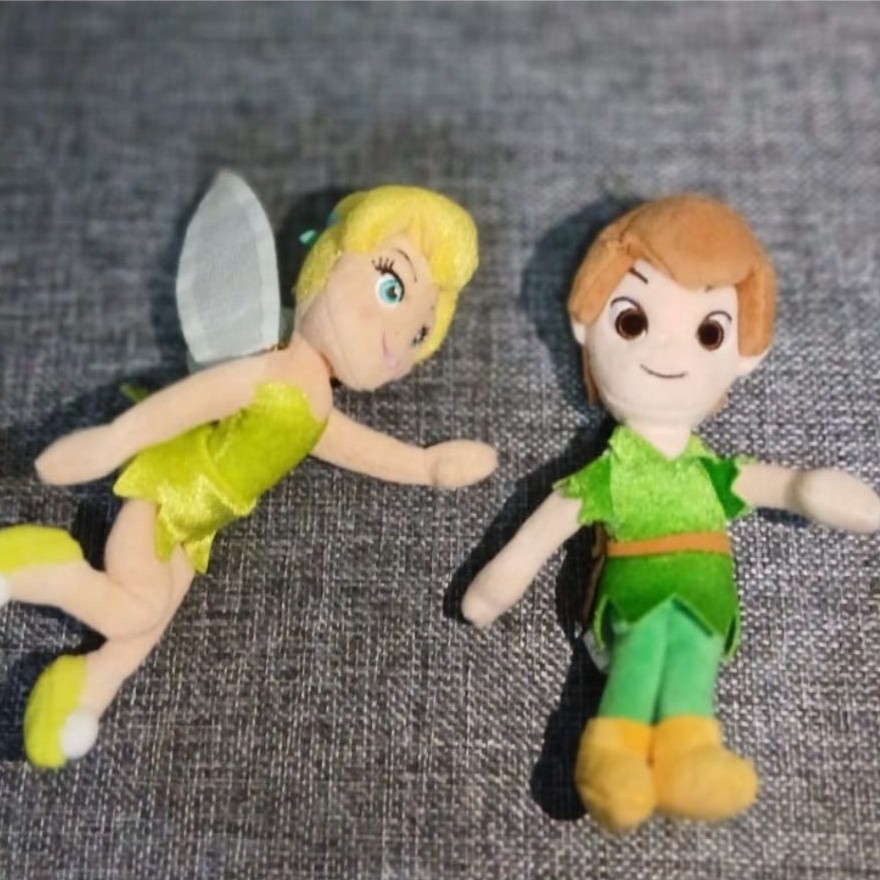 Peterpan dan Tinkerbell Keychain Disney