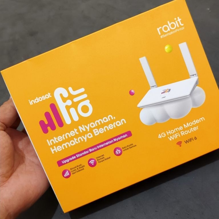 Hifiair-Rabit 4G Home Modem Wifi Router bonus 50GB