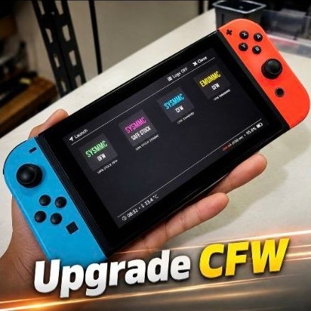 Jasa CFW mod Nintendo Switch OLED V1 V2 Lite + Full Games