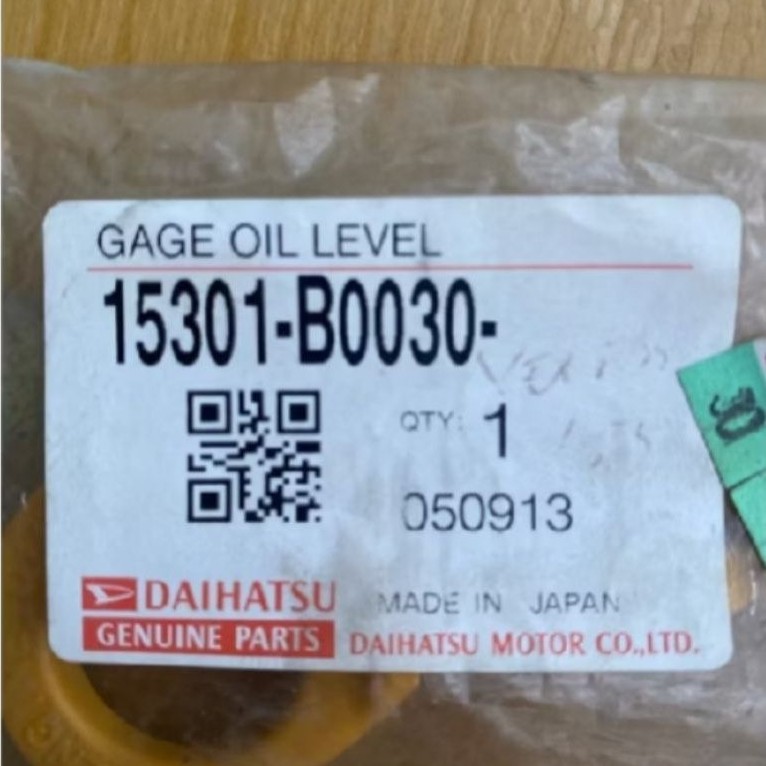 DIPSTICK COLOKAN OLI MESIN TONGKAT PENGUKUR OLI MESIN AVANZA XENIA 1.3/1.5 RUSH,TERIOS ORISINIL ASTR