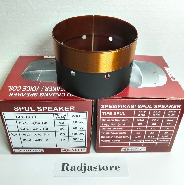 Spool Speaker 99.2mm 0.4mm Nelc Spul spiker 99.2mm 4inch