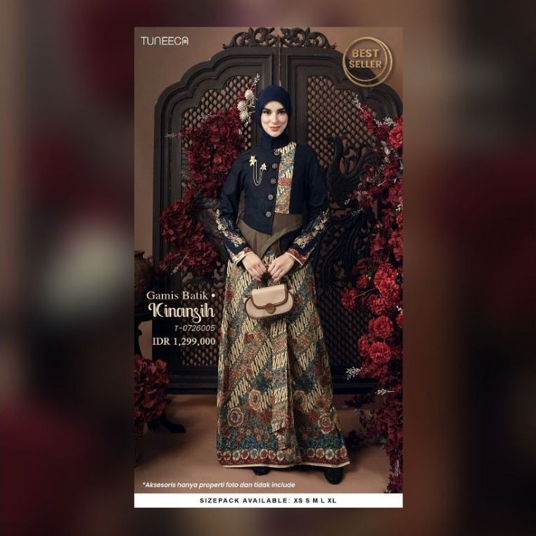TUNEECA Gamis Batik Kinansih T-0726005