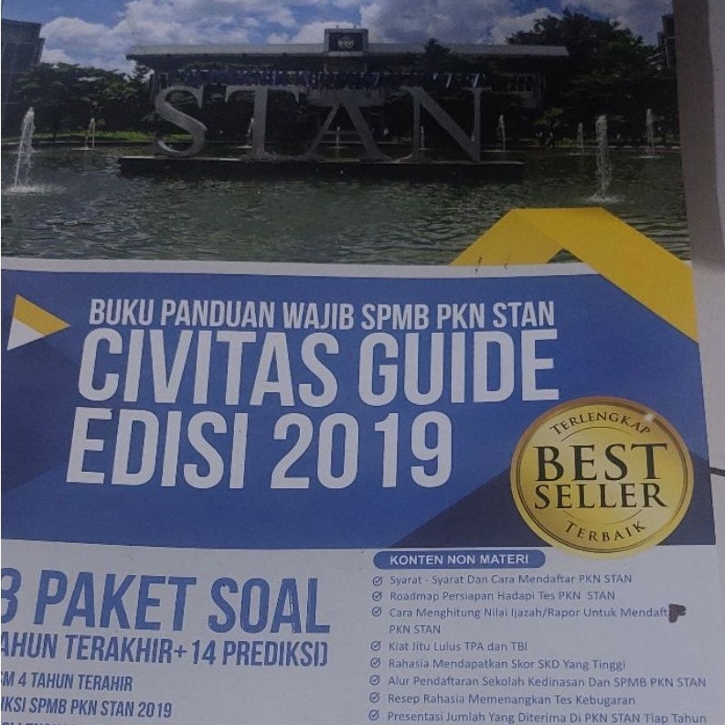 Buku Panduan Wajib Seleksi Masuk PKN STAN (SPMB PKN STAN)