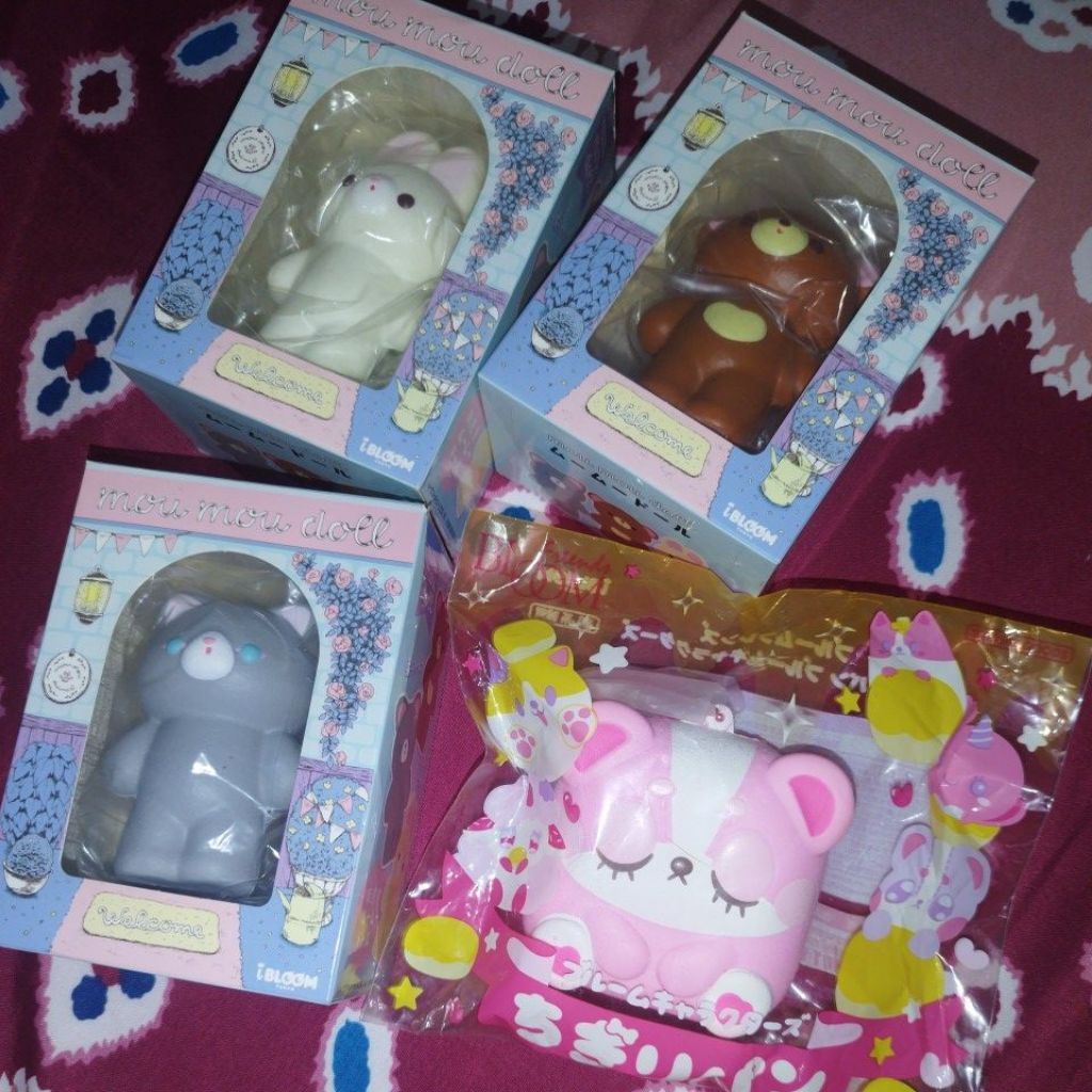 Sales Squishy by Squishy.Douu. IBLOOM RARES, RICEDEER , CDN.