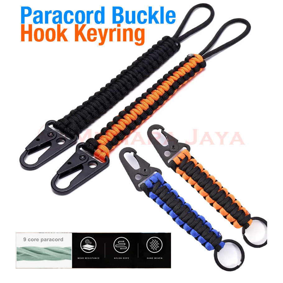 Carabiner Karabiner Gantungan kunci Tali Camping