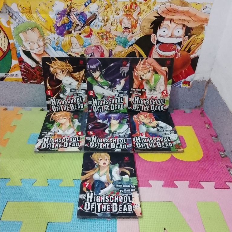komik full set highschool of the dead 1-7