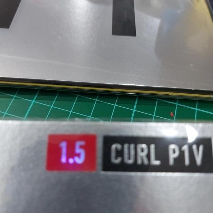 bintik panjang VICTAS p1 spon ukuran 1.5 mm p1v curl