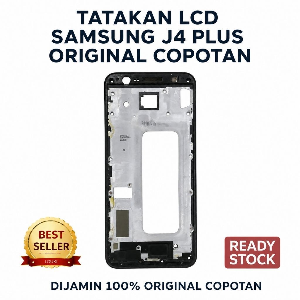 Tatakan LCD Samsung J4 Plus Original Copotan Lengkap Dengan Getar & Speaker