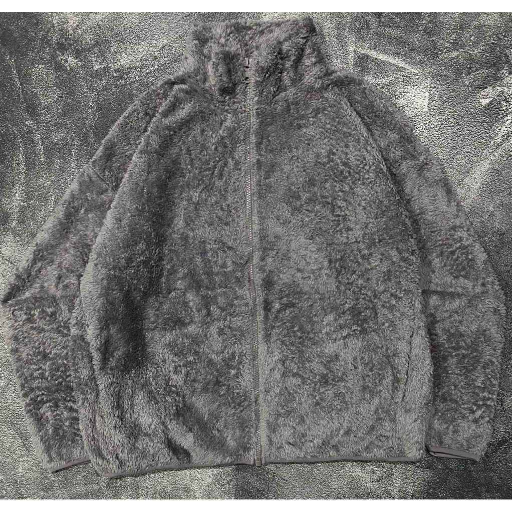 uniqlo sherpa jacket tebal cakep original