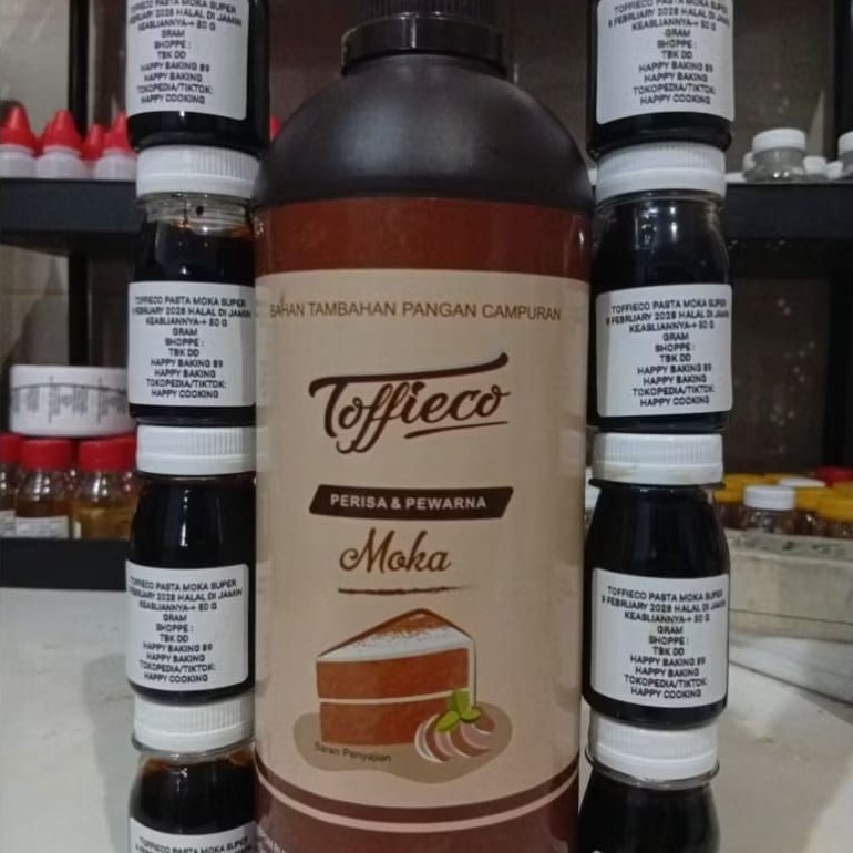 TOFFIECO PASTA MOKA REPACK 50G/ESSENCE KOPI MOKA EXP 2028