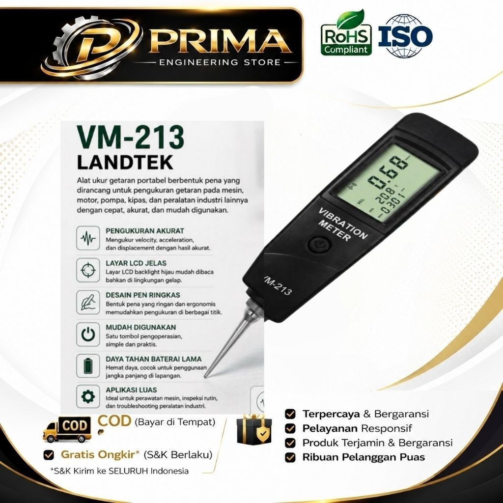 Vibration Meter | Pen Vibration Meter VM-213 Landtek