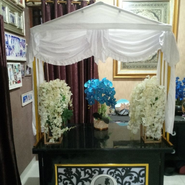 Cover/Penutup Gubukan Meja Prasmanan Ukuran Custom "Chat Admin"
