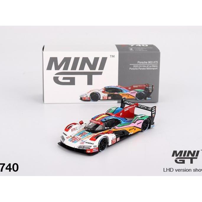 MiniGT 740 - Porsche 963 #75 Porsche Penske Motorsport 2023 24 Hrs of Le Mans - Diecast Mobil Model 