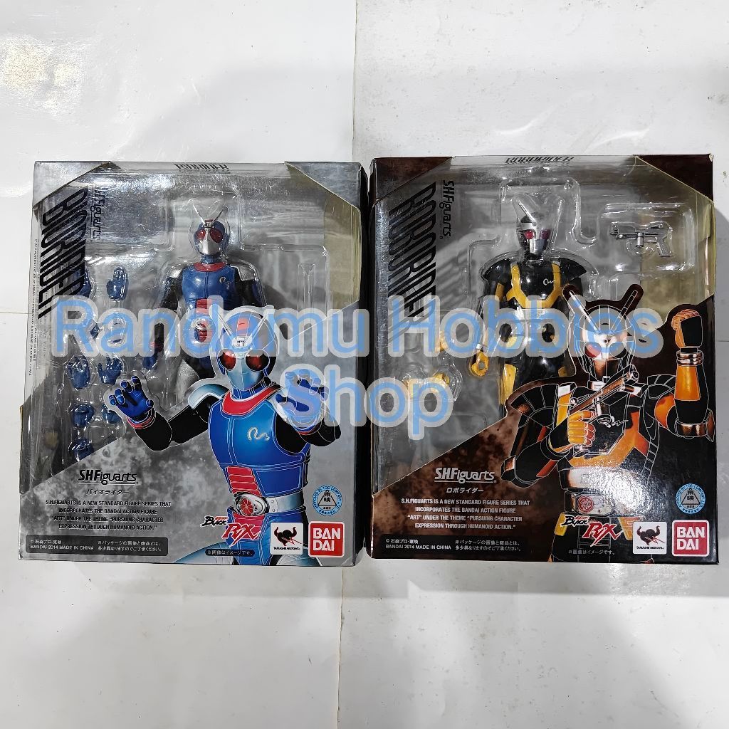 Set SHF Bio Rider + Robo Rider [Bandai] - ( TAG : Kamen Rider Black RX Premium DX CSM Complete Selec