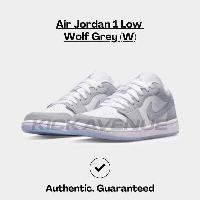 Air Jordan 1 Low Wolf Grey (Women's)