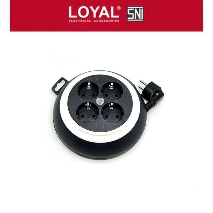 Rexcom- Loyal Kabel Roll Ly105 Yunior Kabel Roll Ly-105 Kabel Gulung Kabel Extension Listrik