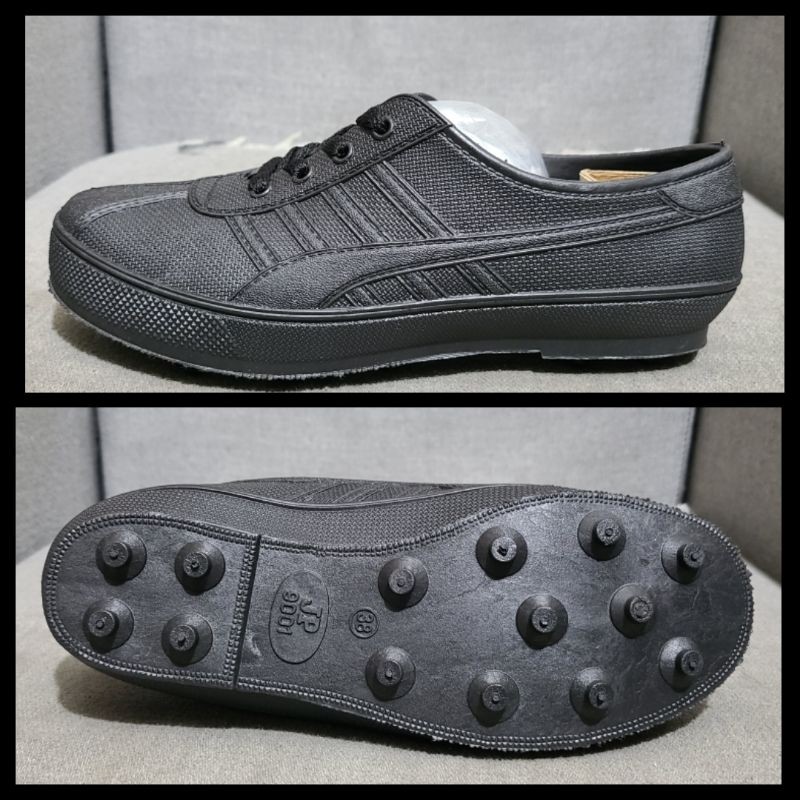Sepatu karet jp bots multifungsi anti air sepatu bola karet sepatu pertanian dan perkebunan