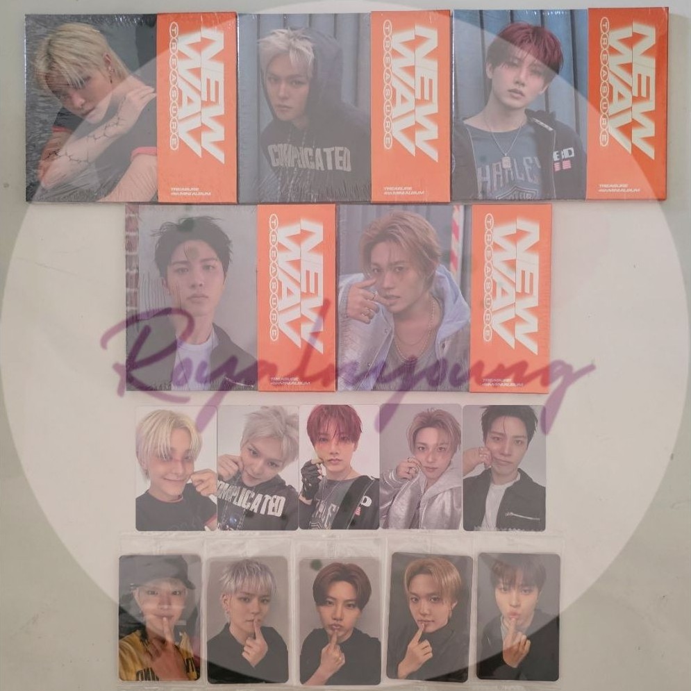 Album TREASURE - NEW WAV (RAW Ver.) × Ktown4u Jihoon Yoshi Junkyu Doyoung Junghwan