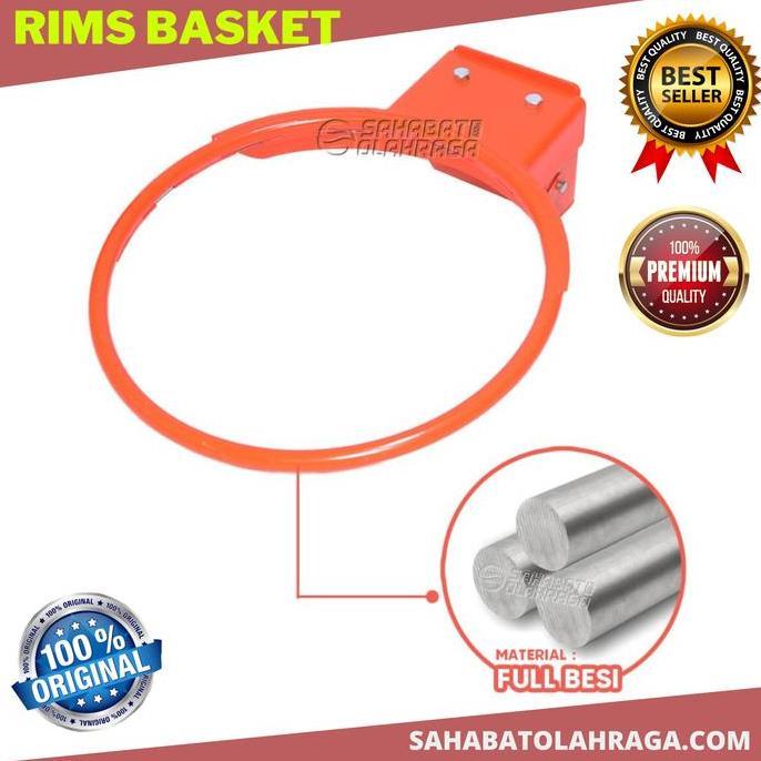 Ring Basket Rims Kompetisi / Ring Basket Standart FIBA (satu unit)