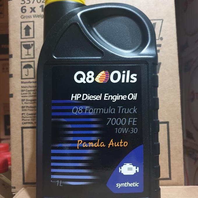 OLI Q8 7000 FE 10W 30 untuk DIESEL / TURBO DIESEL, Botol 1LTR.