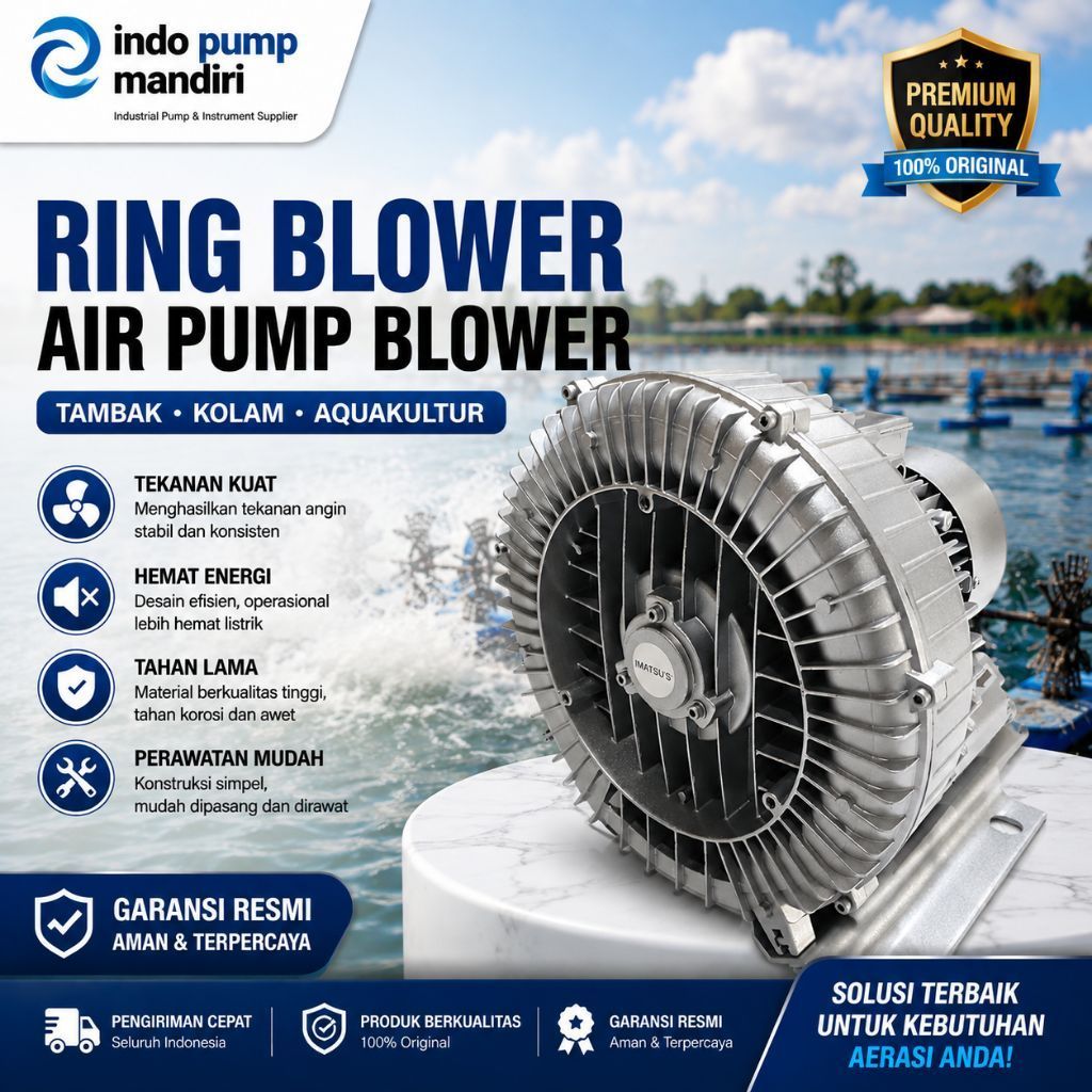 RING BLOWER 3HP 2.2KW 2.200WATT ML-2200 HB-2200/RB-2200 380 VOLT