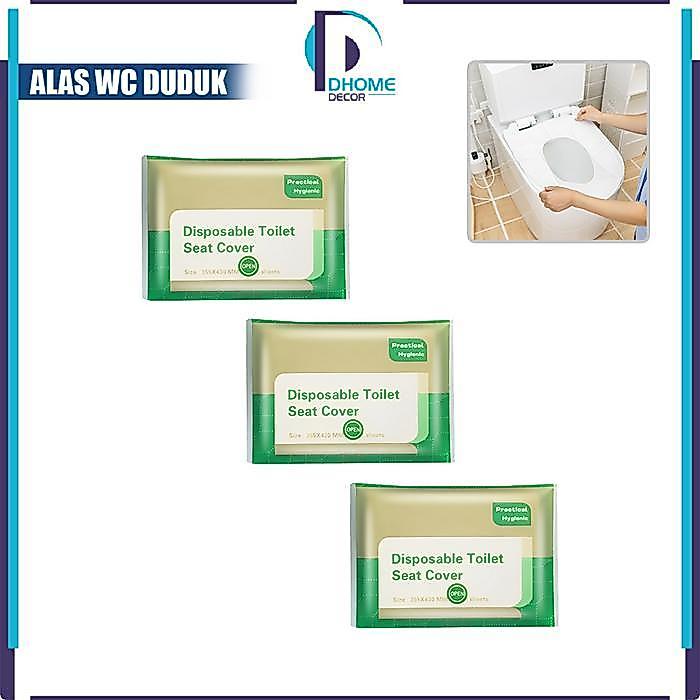 [COD] DH C1297 Cover Dudukan Toilet Disposable Seat Penutup Higenis Sekali Pakai