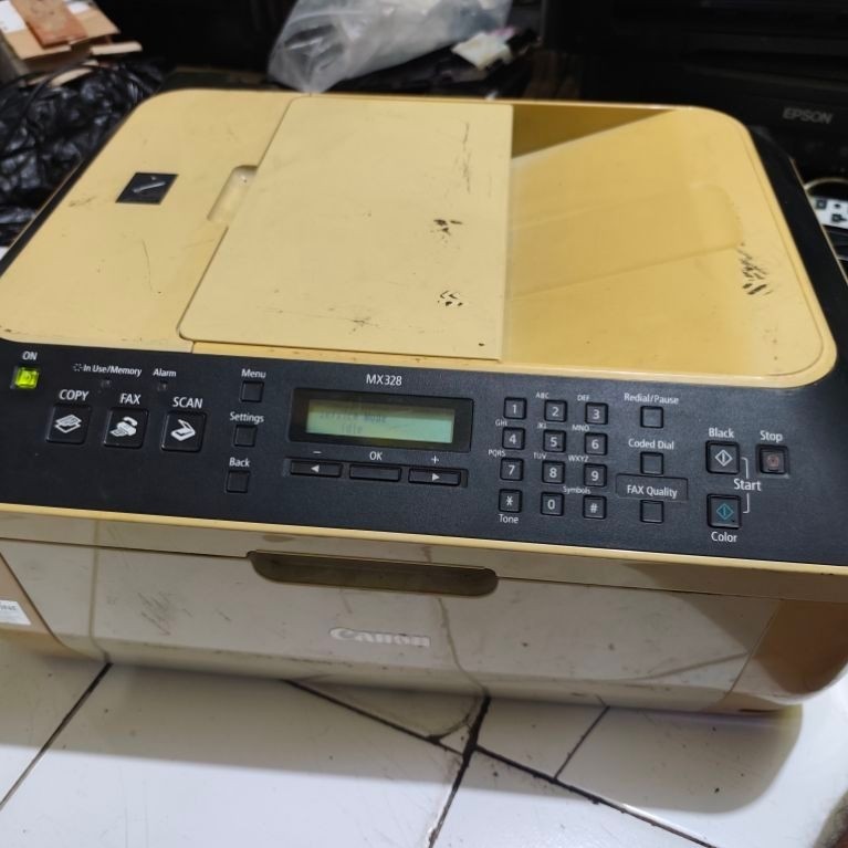 printer canon Mx 328 printer scanner copy adf unit normal