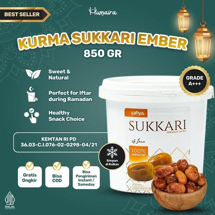 Kurma Ember 850 Gram Grade A Premium Quality Kurma Sukari Ajwa Mesir Tunisia Madu Kurma Raja Kurma B
