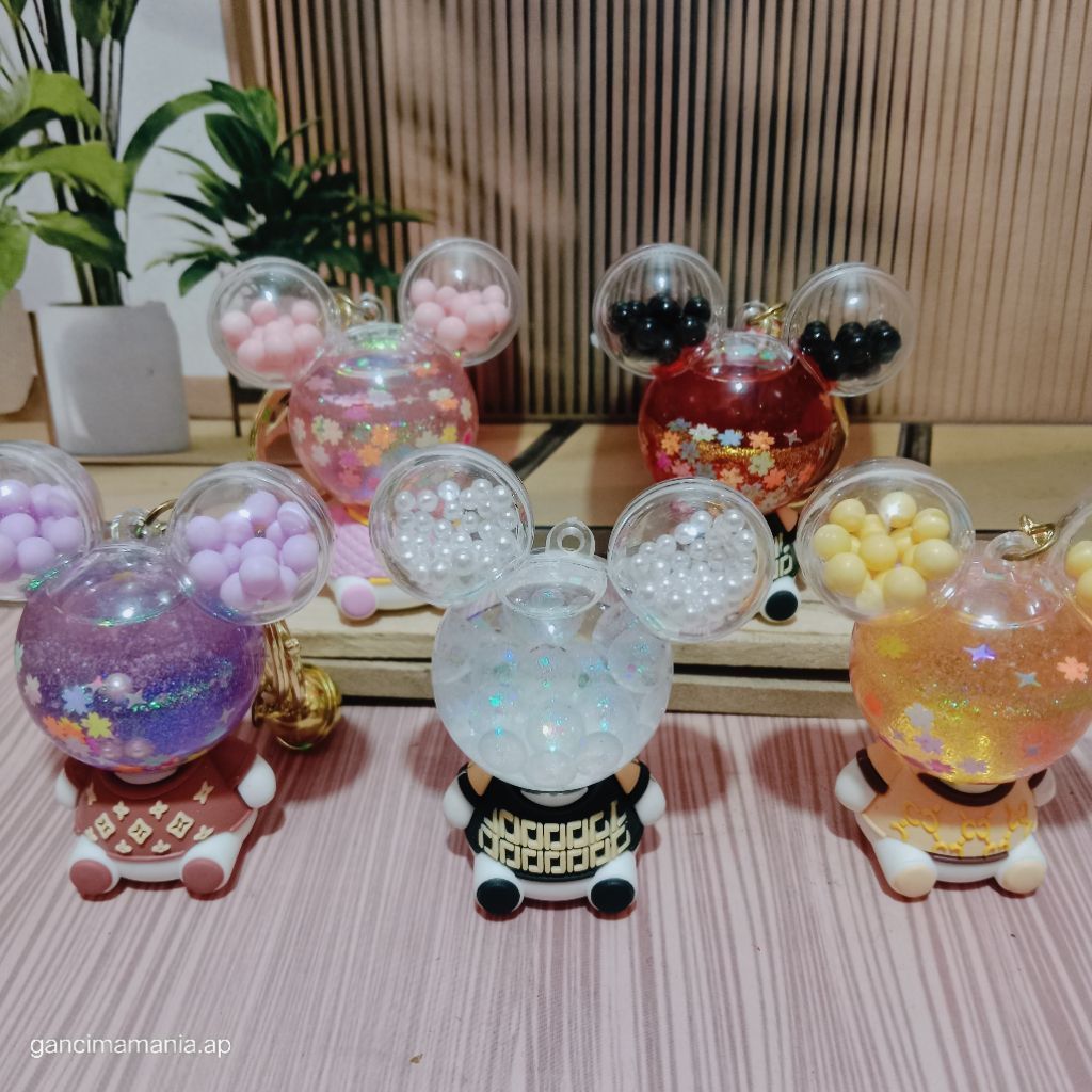 Gantungan Kunci Air Akrilik /Bag Charm Lucu  /Bag Charm