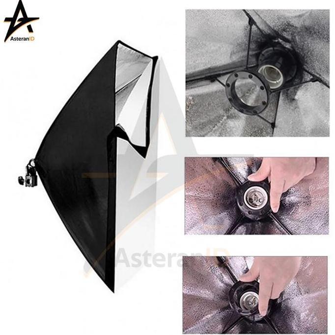 Action- Foto Studio Softbox Single Socket Lampu E27 Camera Kamera