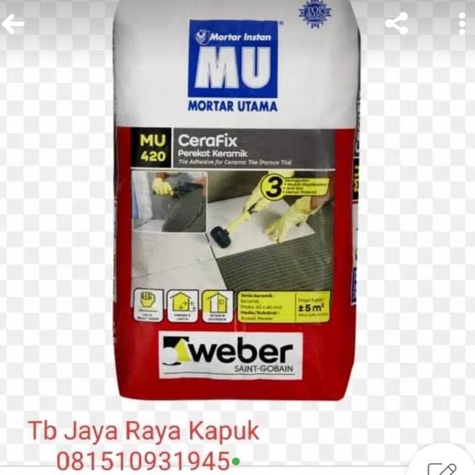 TERBARU - MU420 mu 420 mu-420 perekat keramik standar