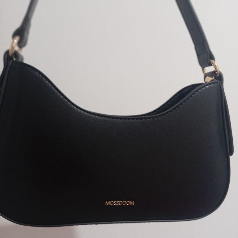 TAS MOSDOM SHOULDER BAG WANITA BLACK BARU