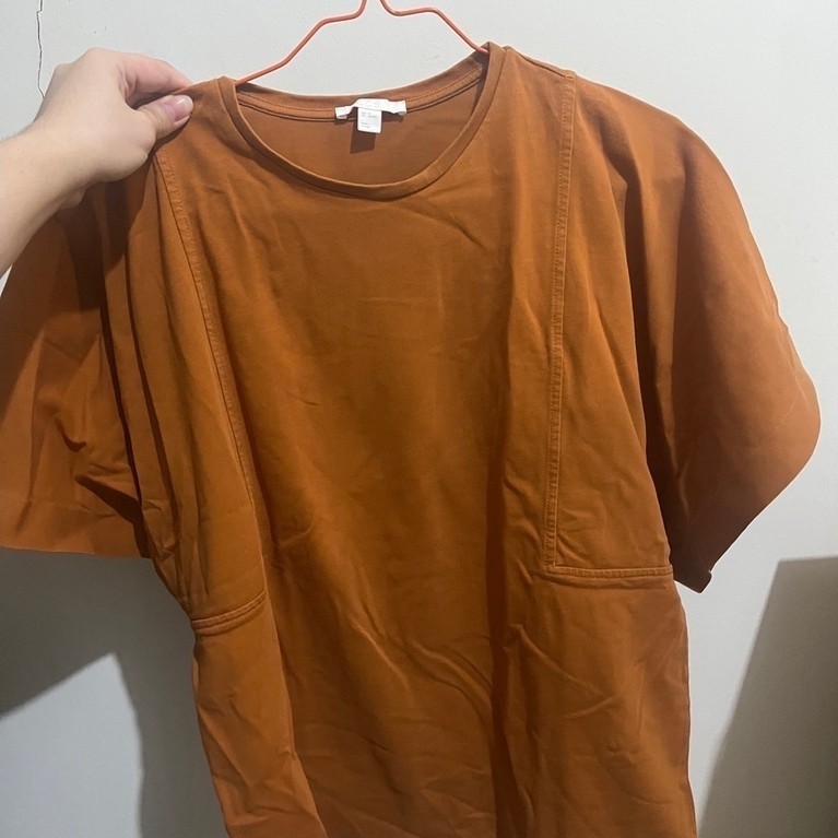 cos orange shirt